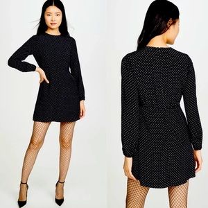 Theory Polka Dot Crew Dress